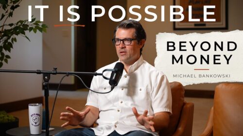 Adam Bankowski being interviewed for the podcast